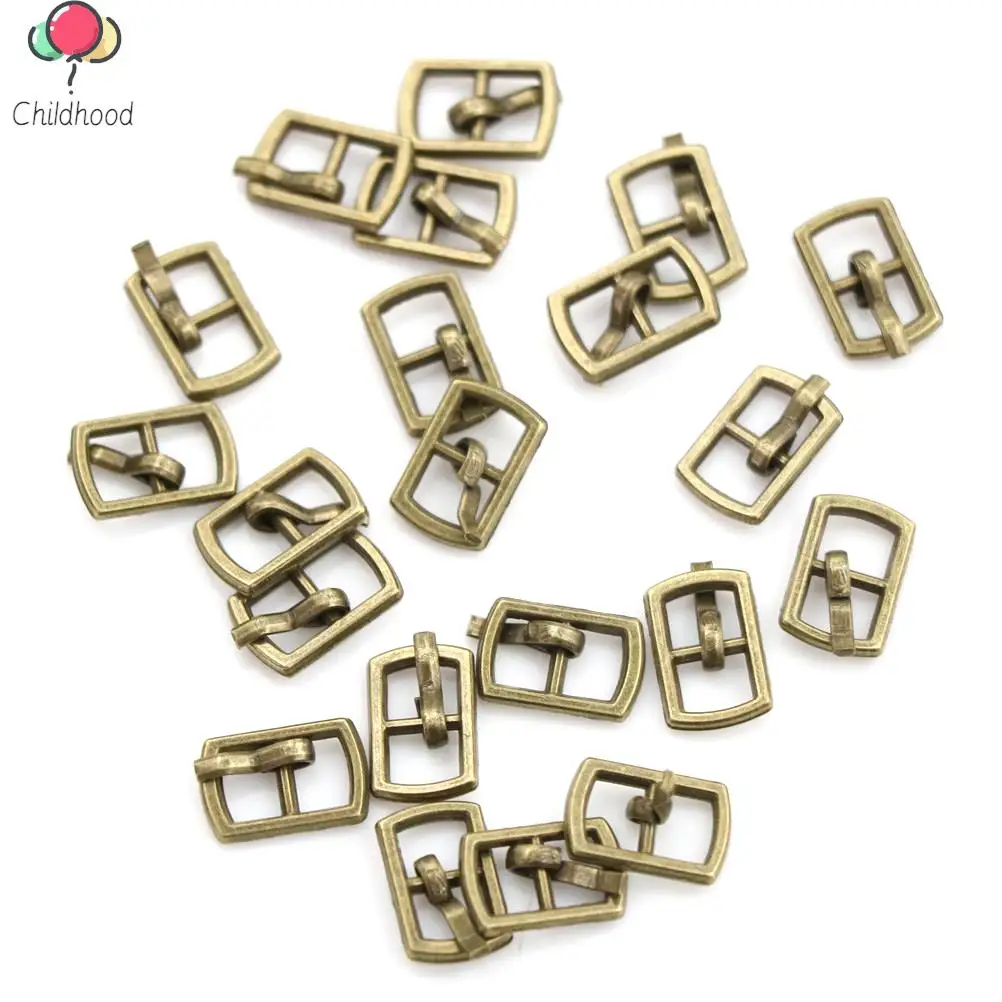 10Pcs/Lot 4.5mm DIY Patchwork Buckle Handmade Sewing Mini Buckle For Dolls Clothing Adjustable Accessories Wholesale