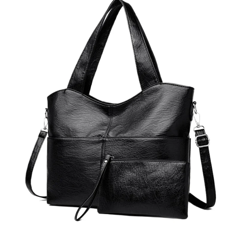 

Sewing Thread PU Tidal Current Women's Shoulder Bag 2025 New Elegance Temperament Handbag Versatile High Quality Composite Bag