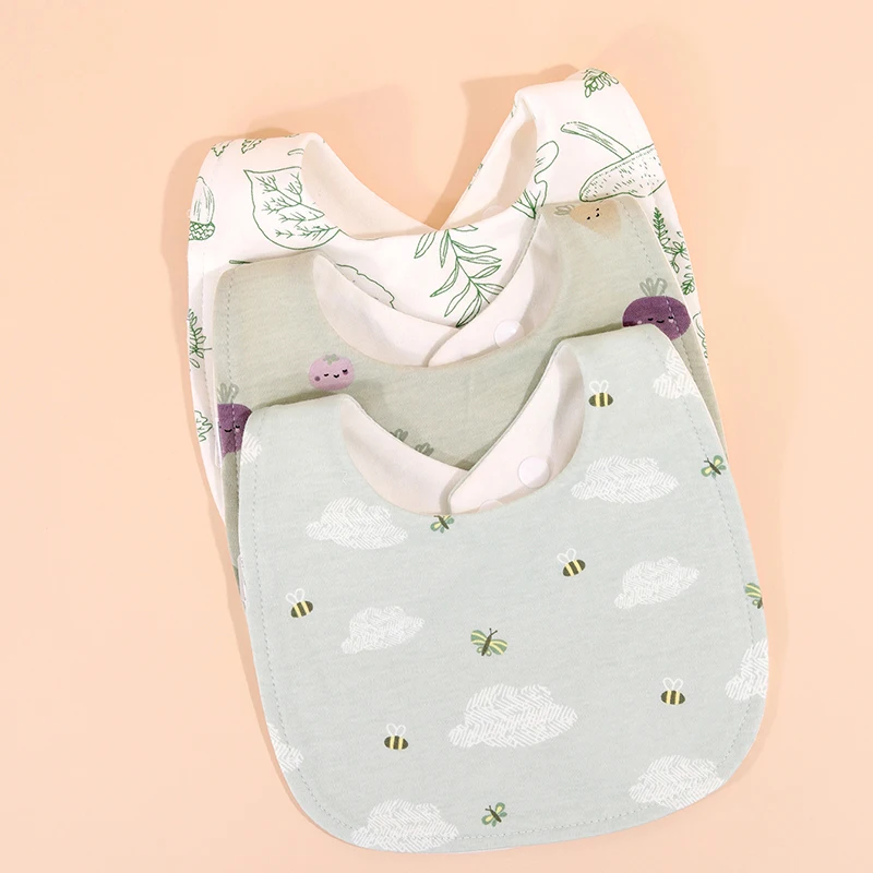 

Хлопковые детские нагрудники, детский слюнявчик для кормления, милая Одежда для новорожденных с мультяшным принтом, слюнявчик, бандана для детей, для мальчиков и девочек, мягкое Слюнявчик