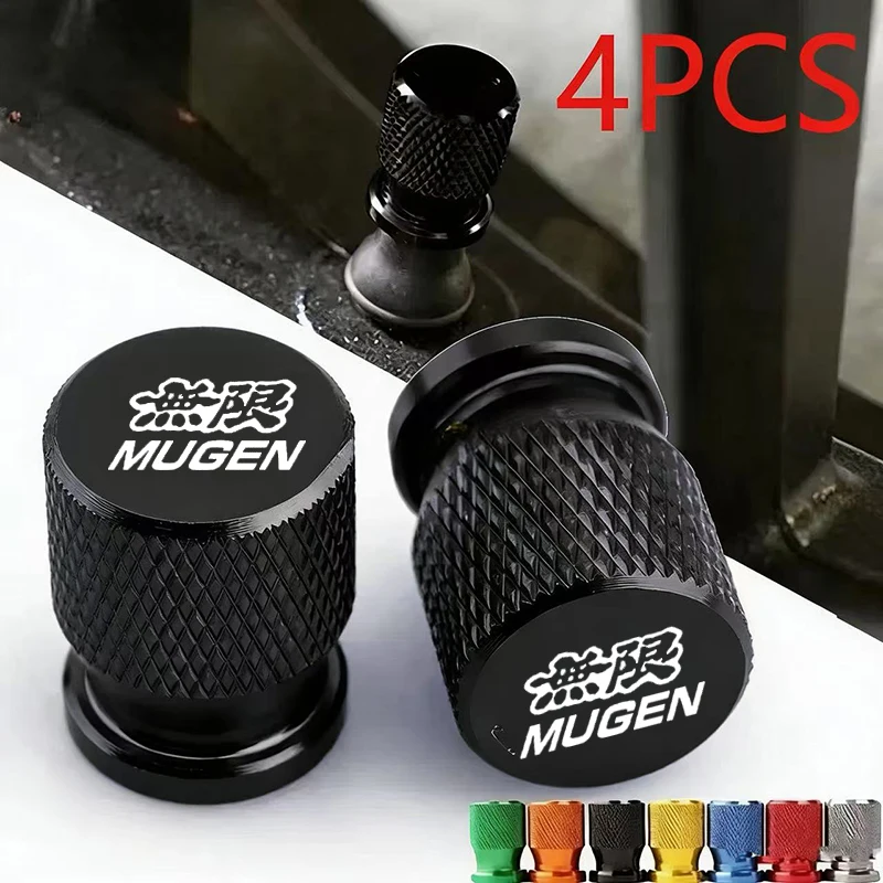 

Car Wheel Tire Valve Caps Tyre Stem Covers Airdust Waterproof For Honda Mugen CB400 CB650F CBF CBR250RR CRF SH300 NC750
