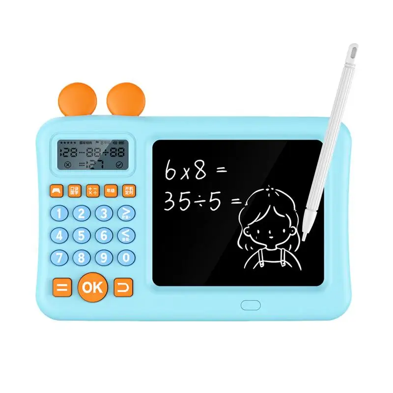 Handschrift Bord Kinderen Engelse Tekentafel Wiskunde Schat Training Leren Lcd Calculator Mentale Rekenmachine