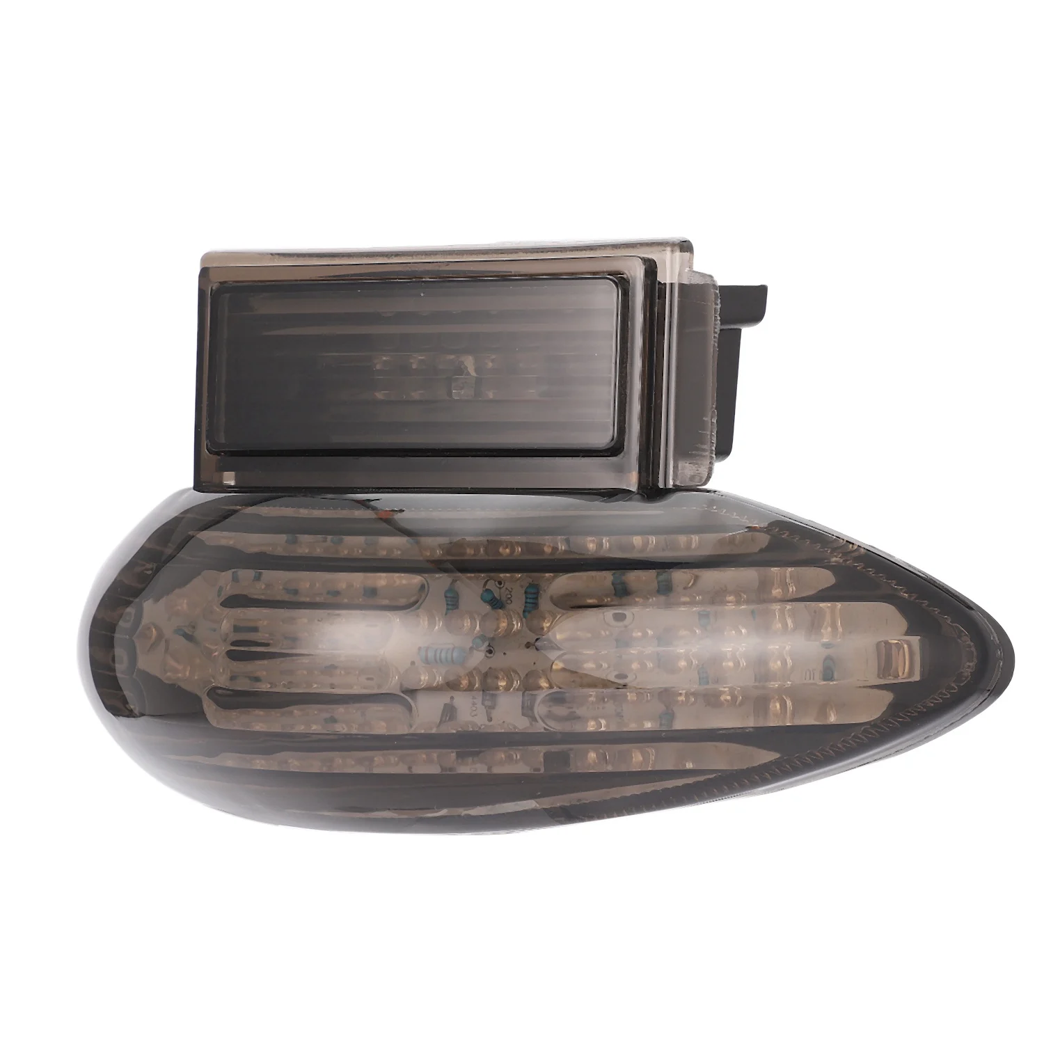 مصباح فرامل خلفي ليد للدراجة النارية ، مصباح مدمج ، مصباح إشارة الانعطاف ، ضوء خلفي لسوزوكي هايابوسا gsxrgs1300r-1500