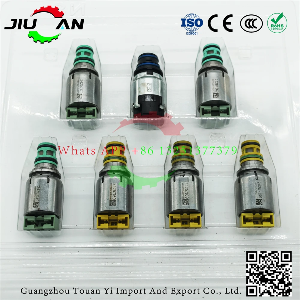 

7PCS/Set 6T40E 6T40 6T45 6T50 6T45E Auto Transmission Solenoids Kit For Chevrolet Malibu Cruze Equinox For Buick Regal LaCrosse