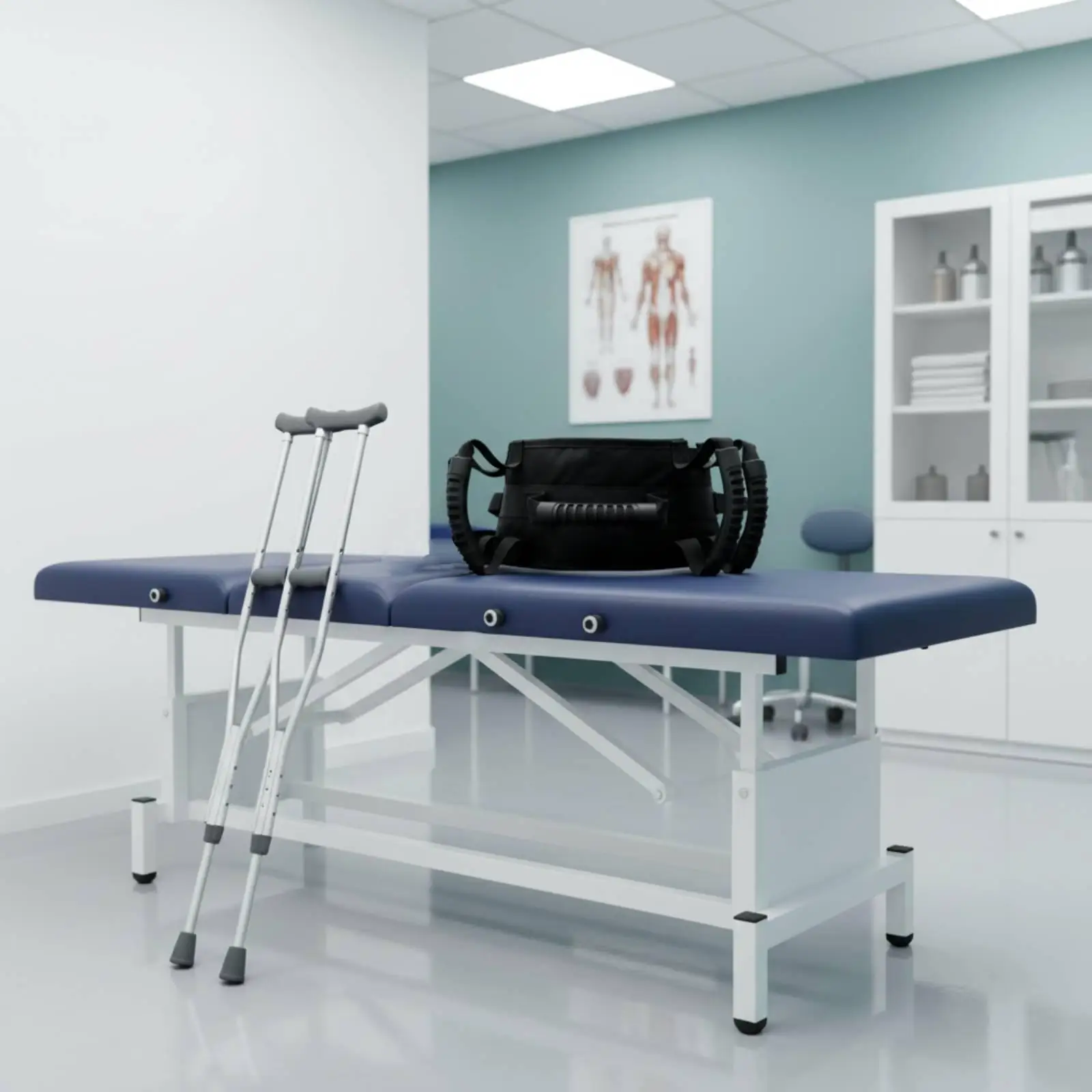 Adjustable Patient Transfer Belt Support Aid with Multiple Handles for Elderly Mobility and Care Assistance