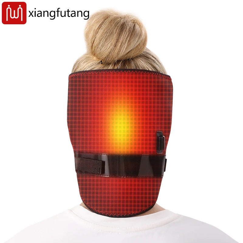 

Full-Wrap Heated Head Massager 3 Timed Temp Modes Thermal Therapy for Migraine Relief Stress Reduction Sleep Improvement Unisex