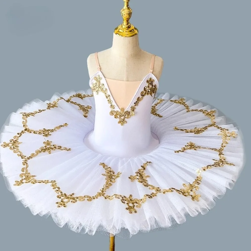 Ballet Tutu Leotards for Girls Dress Dance Wear Stage Costumes Ballet Dress Kids Clothes Princess Performance Children Clothing