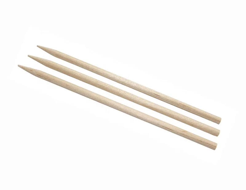 Free Sample BBQ Tool Manufacturer's Birch Wood Corn Skewer Sticks Heat Resistant Welded Everyday Use for Cooking Cleaning Foods