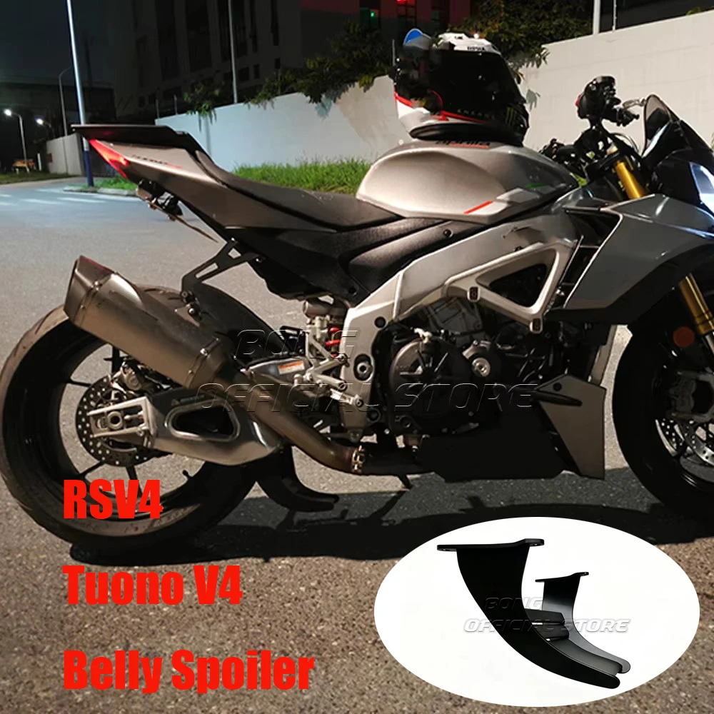 Für Aprilia RSV4 Tuono V4 Spoilerlippe Unterer Spoiler Unterlippe RSV4 Tuono V4 Winglet
