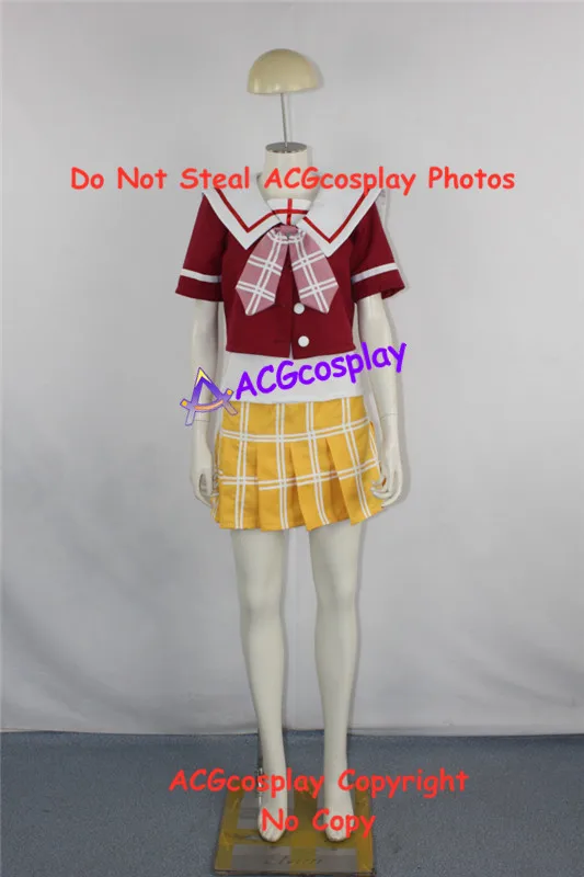 

Rosario + Vampire Kokoa Shuzen Cosplay Costume acgcosplay include long stockings and headdress