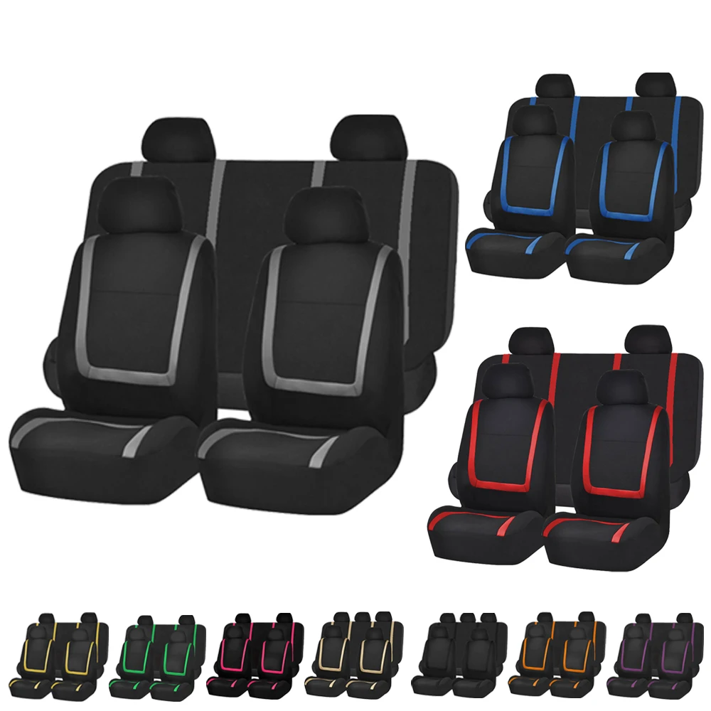 Fabric Car Seat Covers For MAZDA CX-3 CX-5 CX-7 CX-9 BT50 MX-5 MX-5 Miata RX8 Tribute Mazda 3 5 6 7 Auto Seat Cushion Cover