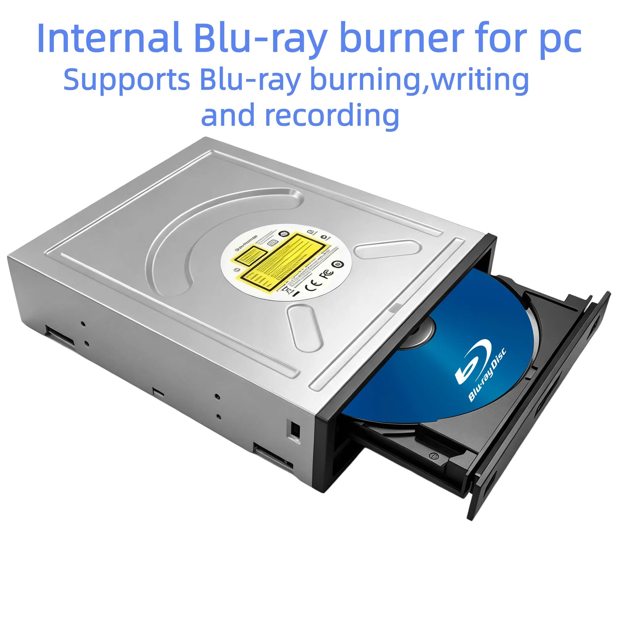 Gravador Blu-ray integrado BD-RE, unidade Blu-ray 12X BD 16X DVD 48X CD, suporta gravação de Blu-ray 3D, unidade SATA para computador desktop