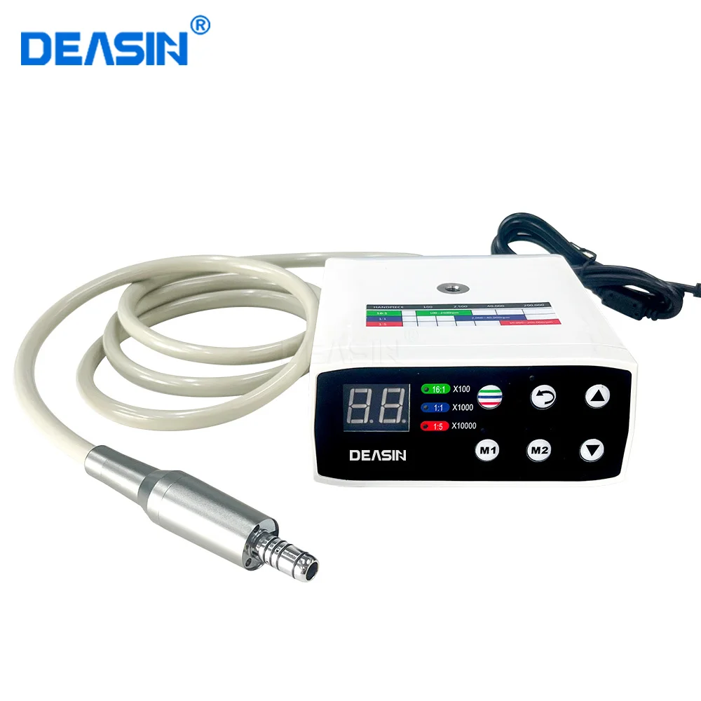 

DEASIN 8000A Dental Electric LED Micro Motor Brushless Internal Spray Brushless Electric Micromotor Dentist Low Speed Handpiece