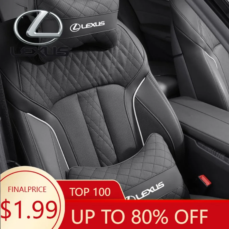 

Interior Mouldings Car Neck Pillows Car Headrest Cushion Support Seat Accessories For Lexus IS300h IS250 RX350 NX300h LX570 RX45