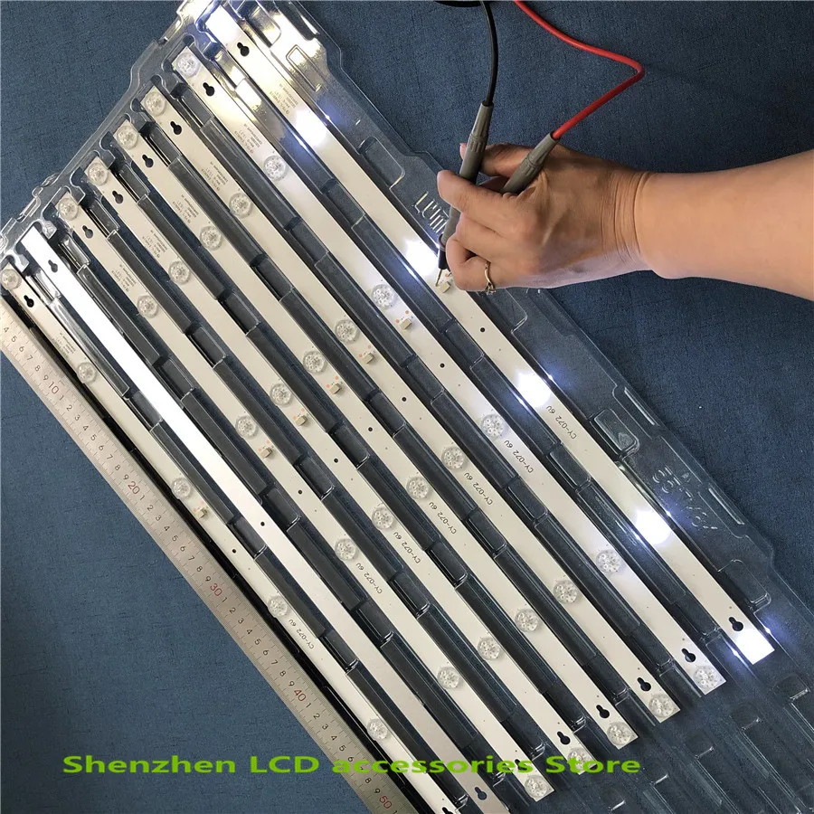 6個のLED,tlc l32p1a, d32a810, l32p1b, l32p1b, l32p1b, 4c-lb3206-hr07, 32hr330m06a5, v5, 56cm, 100% 新品,10個/バッチ