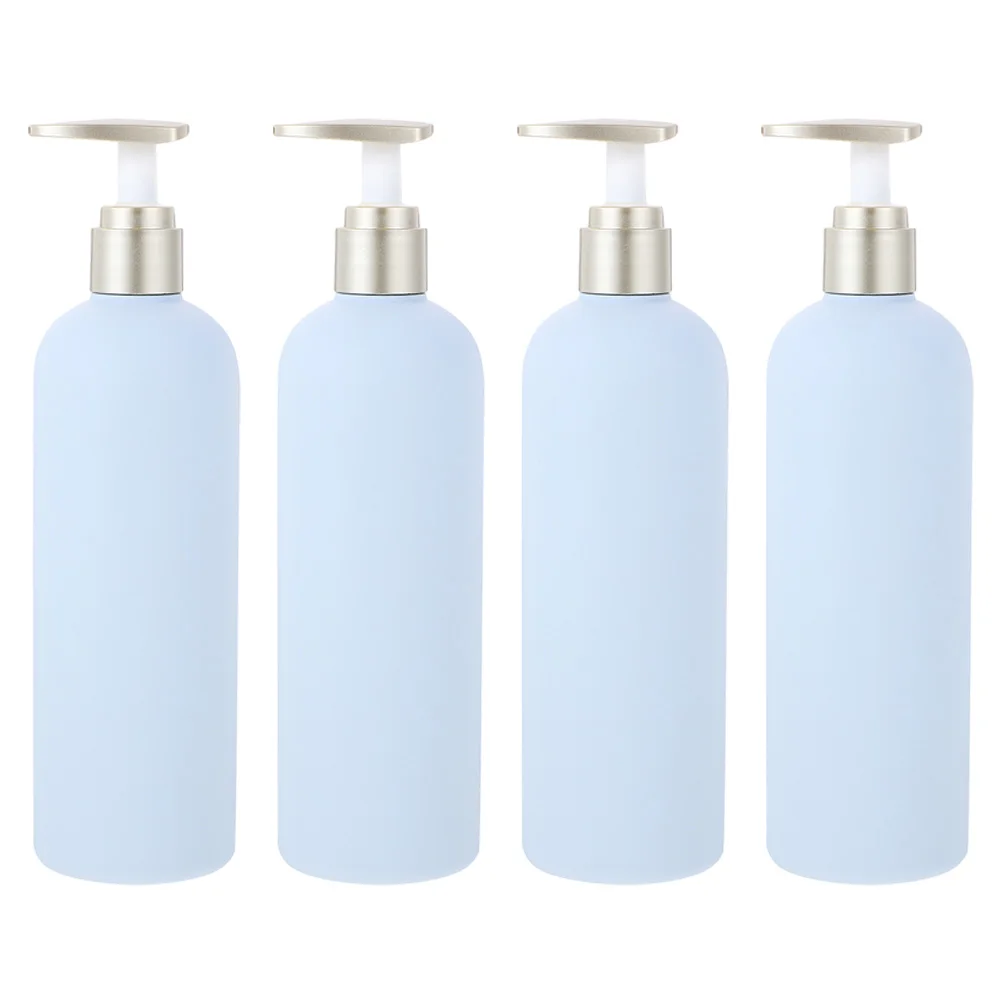 4 stuks 400 ml hervulbare pompflessen voor douchegel shampoo lotion lege aparte containers draagbare opslagoplossingen