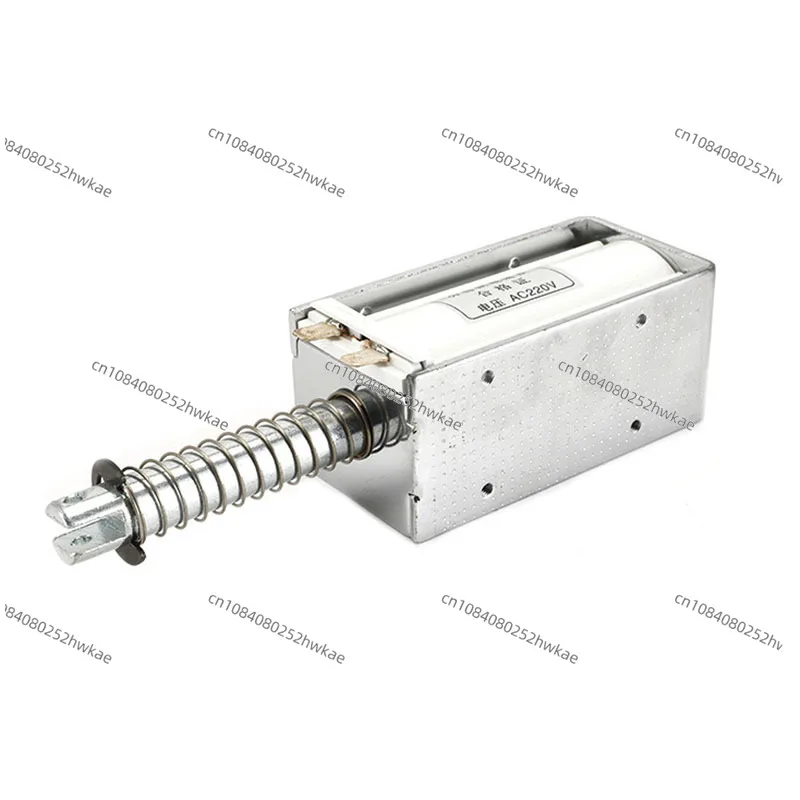 

Push-Pull Electromagnet Open And Close Solenoid 24V 220V Long Stroke 60MM High Thrust Suction 15 KG