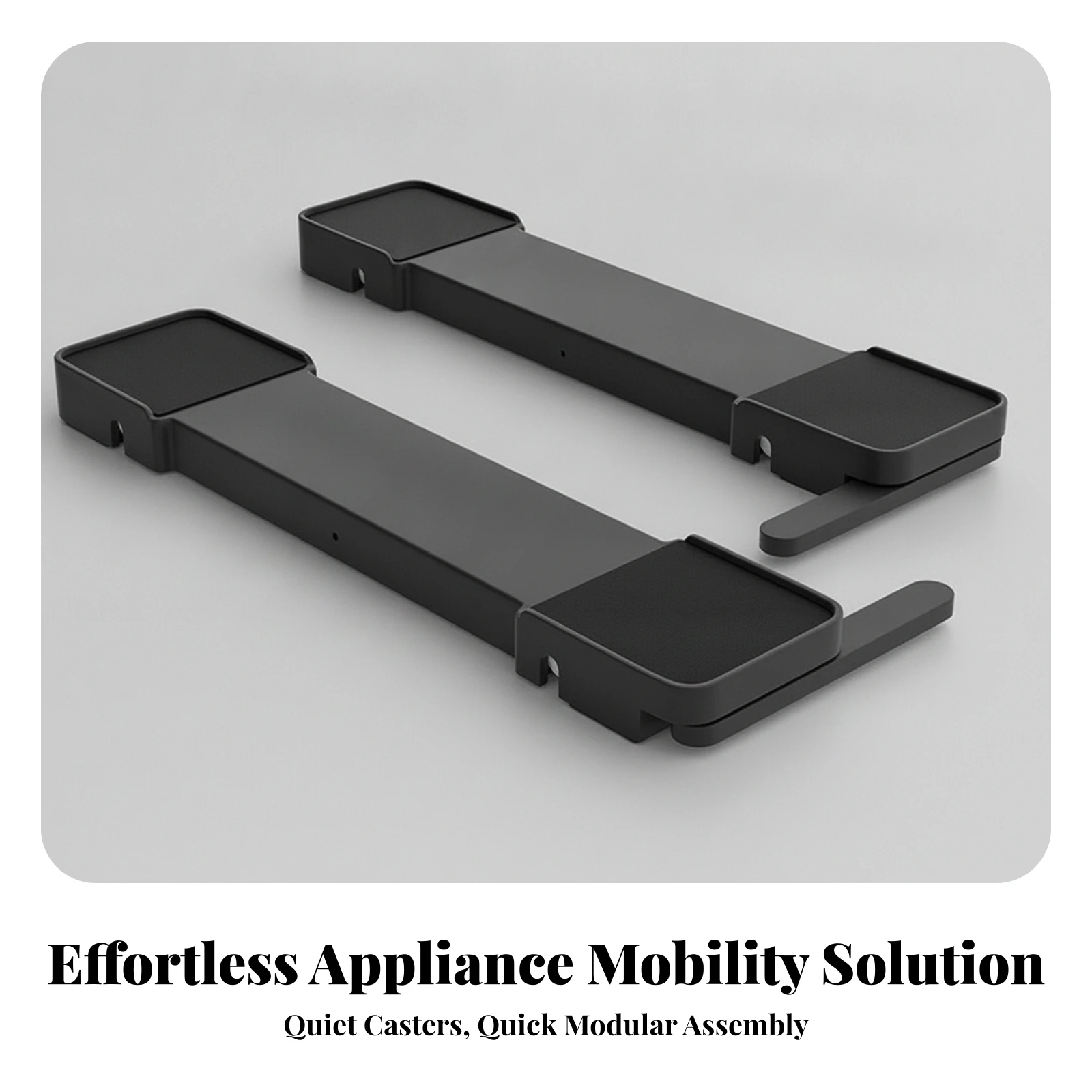 Mobile Washing Machine Base Retractable Mobile Appliance Base with Rollers Washing Machine Stand with Wheels Secure view 5