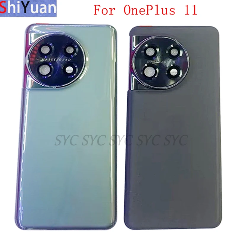 

Крышка батарейного отсека, задняя панель, корпус для OnePlus 11, задняя крышка с логотипом объектива камеры, запасные части
