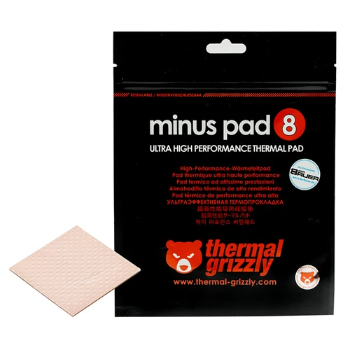 Imagen 2 del producto Almohadilla térmica Grizzly Minus Pad 8, almohadilla térmica de varios tamaños 8,0 W/MK para ordenador CPU/GPU enfriador disipación de calor almohadilla de silicona