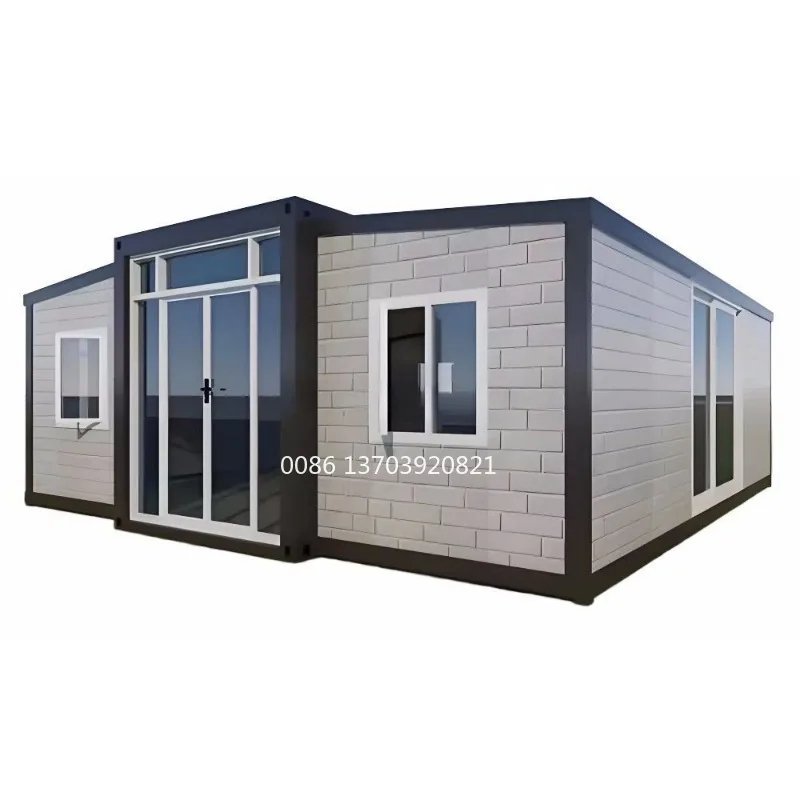 Prefabricated Modular House Prefab Steel 2 Bedroom Expandable Container Granny Flat House Australian Standards