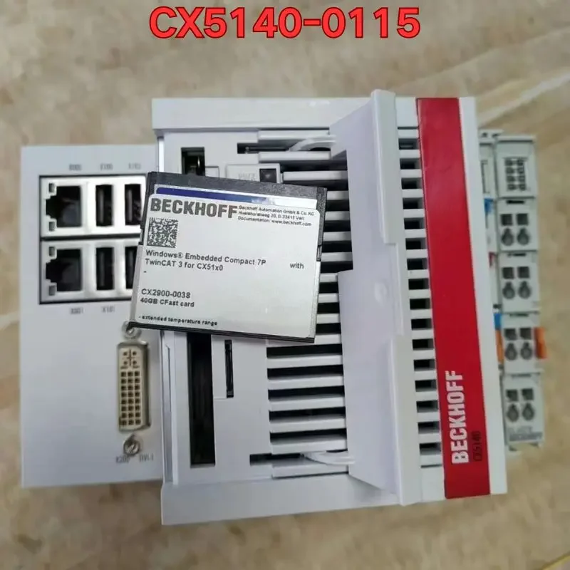 Second-hand PLC module CX5140-0115 function test is normal