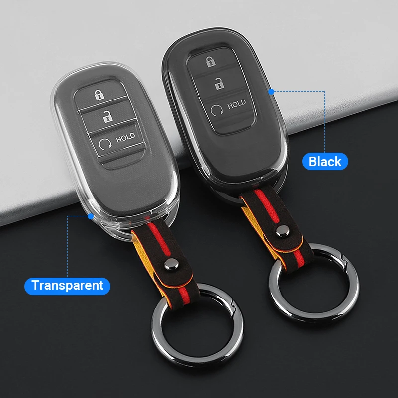 Car Key Case Cover For Honda Civic Accord HR-V HRV CR-V CRV XRV ENP1 Fit Pilot 2022 2023 2024 2025 3 4 5 Buttons Accessories