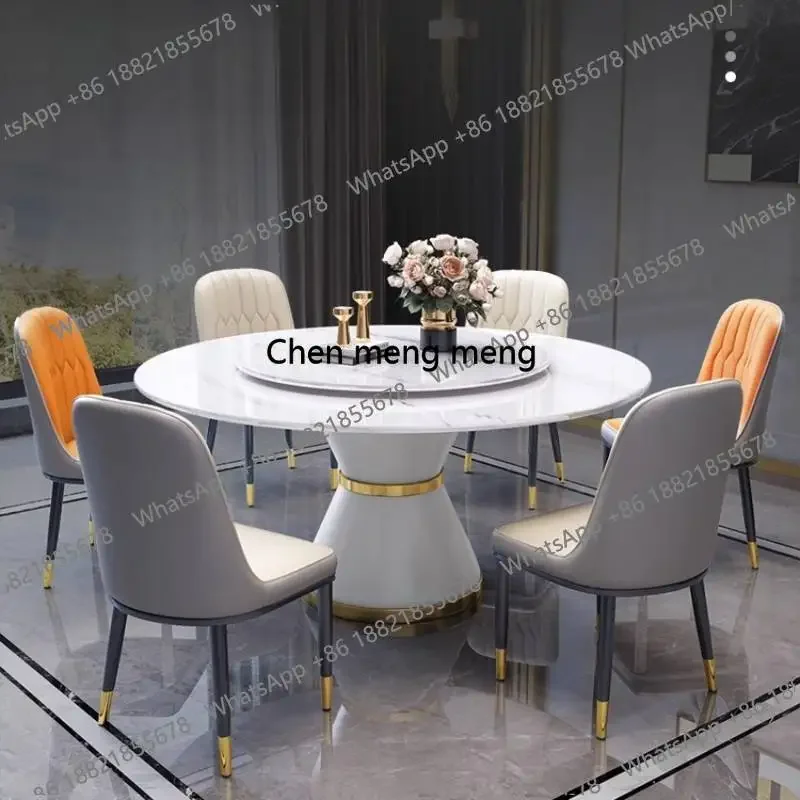 

New arrive Base Garden Design Dining Table Set Center Unique Living Room Dining Table Round Luxury Modern Tavolino Da Salotto Fu