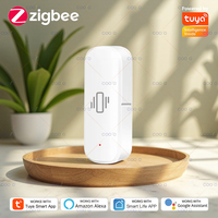 Tuya Smart Life Vibration Sensor ZigBee Tuya Sensor Monitor App Control Security Protection Zigbee Sensor Motion Shock Alarm