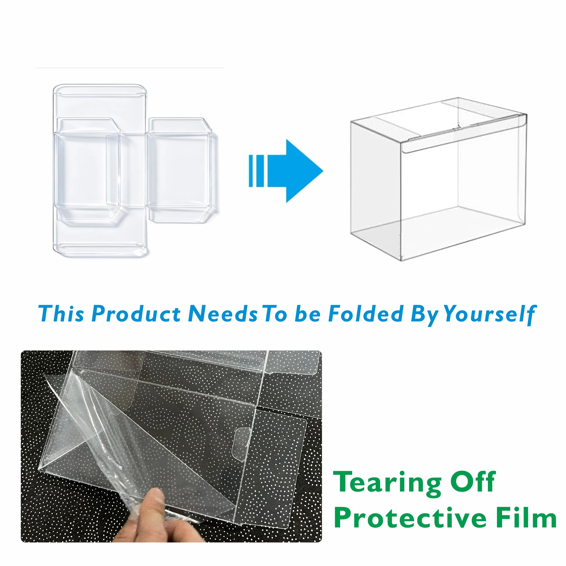 5PCS PET Plastic Protector Case For One Piece Japanese | For English | For PRB | For illustration Box vol.