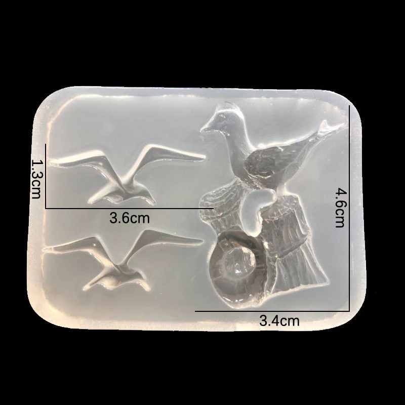 Seagull pigeon Bird Silicone Mold DIY Resin Silicone Mould Handmade Resin Epoxy Resin Molds