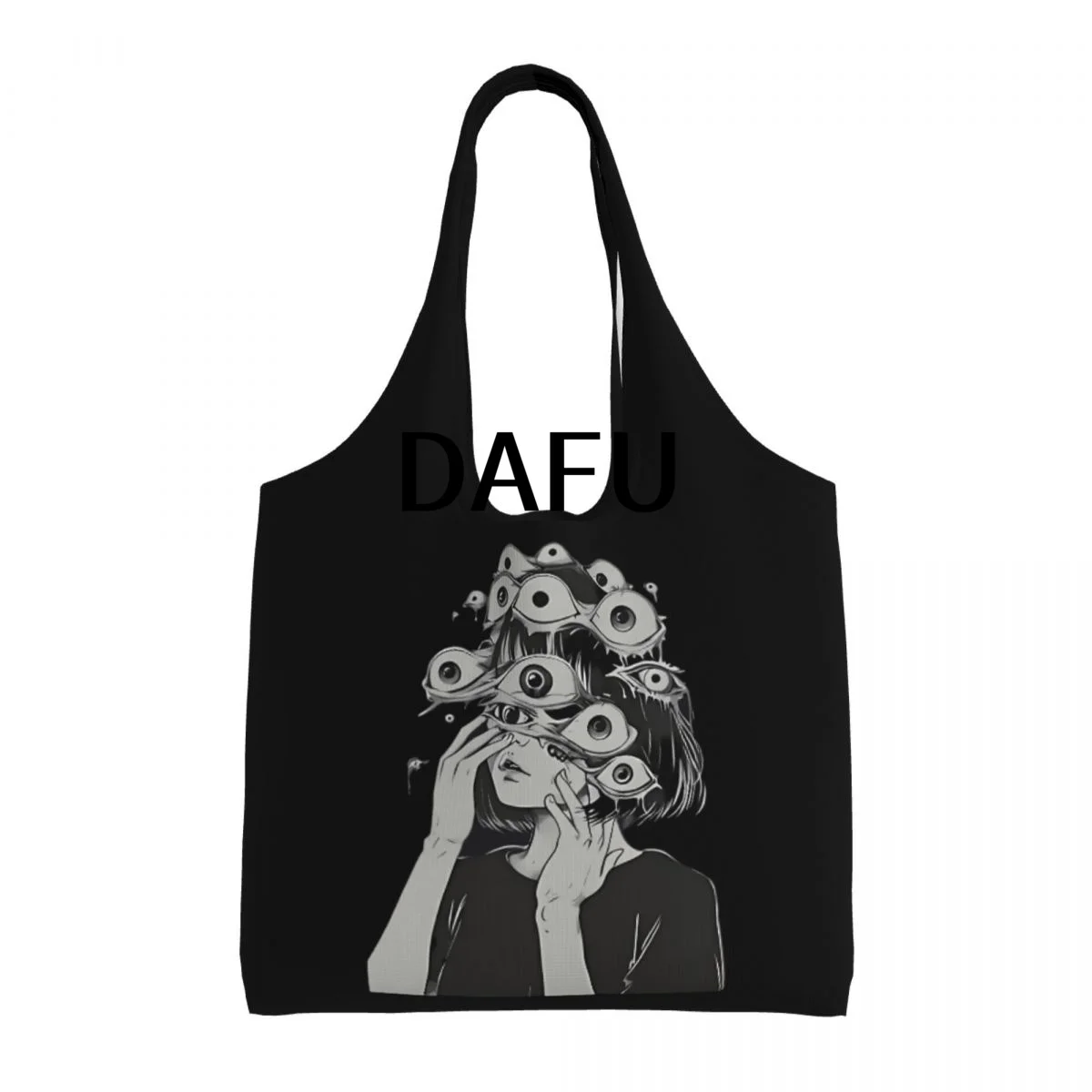 

Eyes Of Perception Large Capacity Canvas Tote Bag Single Shoulder Work Commute Bag For Women Eco-Friendly Shopping Bag