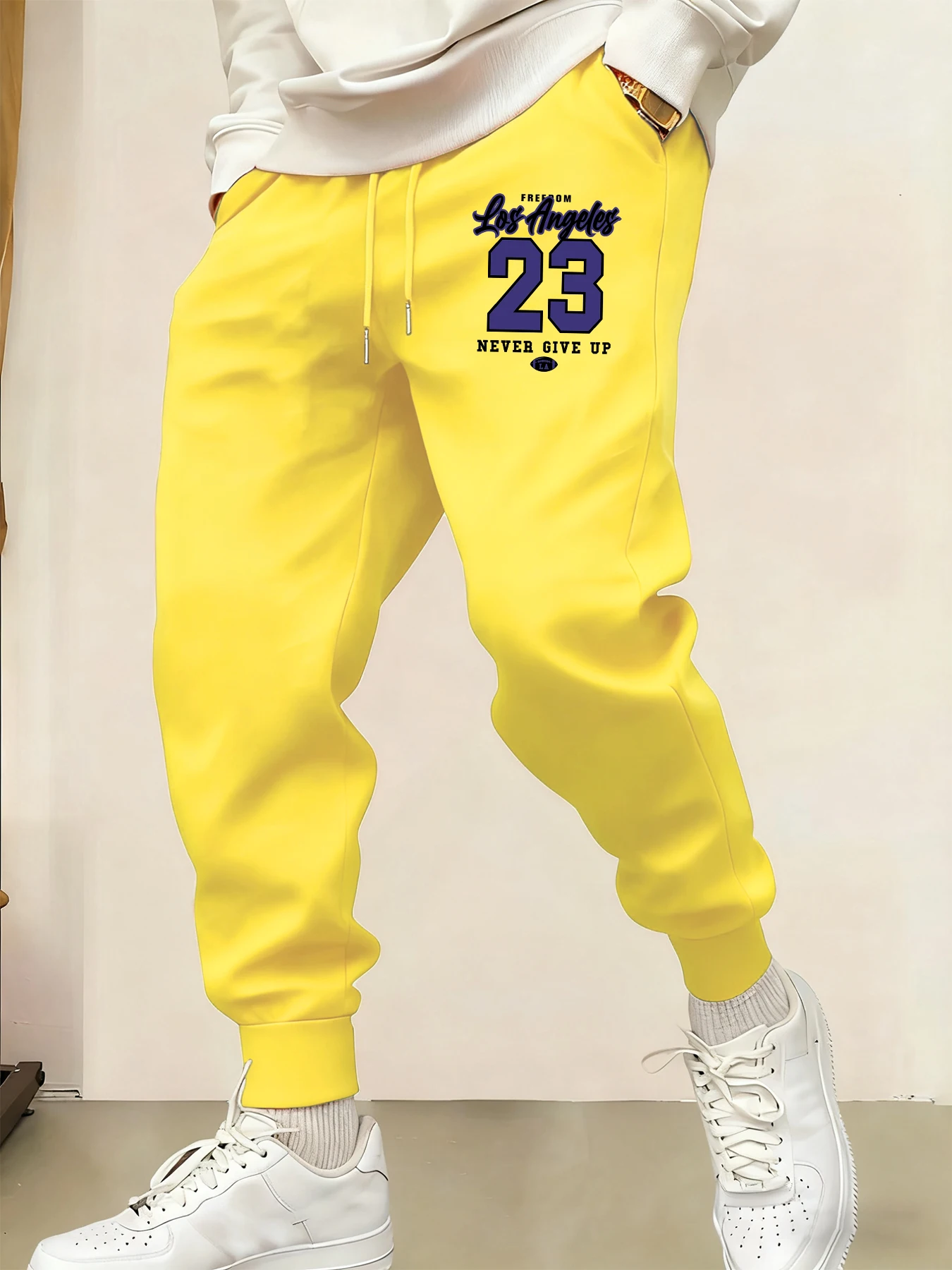 

Свобода никогда не подарите мужские брюки с принтом, модные брюки на шнурке, уличные флисовые спортивные штаны, спортивные спортивные штаны с эластичной резинкой на талии