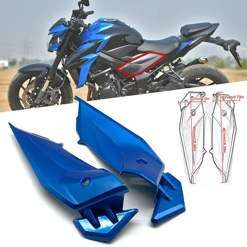 GSXS750 Motorcycle Left Or Right Seat Frame Side Cover Fairing Fit For Suzuki GSXS 750 2017-2019 2020 2021 2022 Bench Cowl Panel