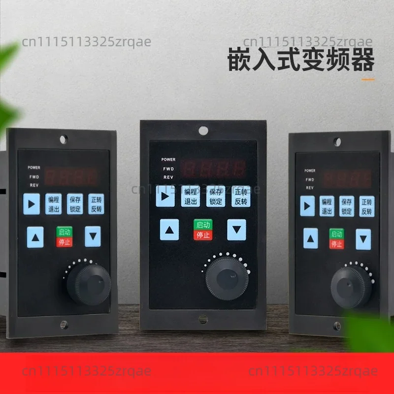 Simple universal small inverter 0.75-0 4kw single phase 220v mask machine fan motor governor