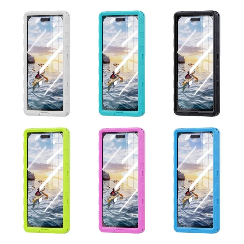 U75B Closed Phone Case for Phones up to 6.9 Inches, Underwater Dust And Drop Protections Waterproof Phone Cover