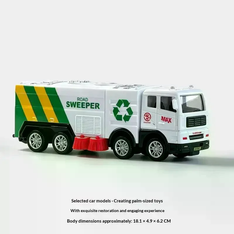 Inertia Garbage Truck Toy Realistic Recycling Sanitation Vehicle Educational Environmental Role‑Play Toy Gift