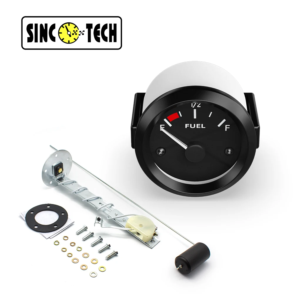 52mm SincoTech Fuel with Float Gauge Automobile Meter 201 Series