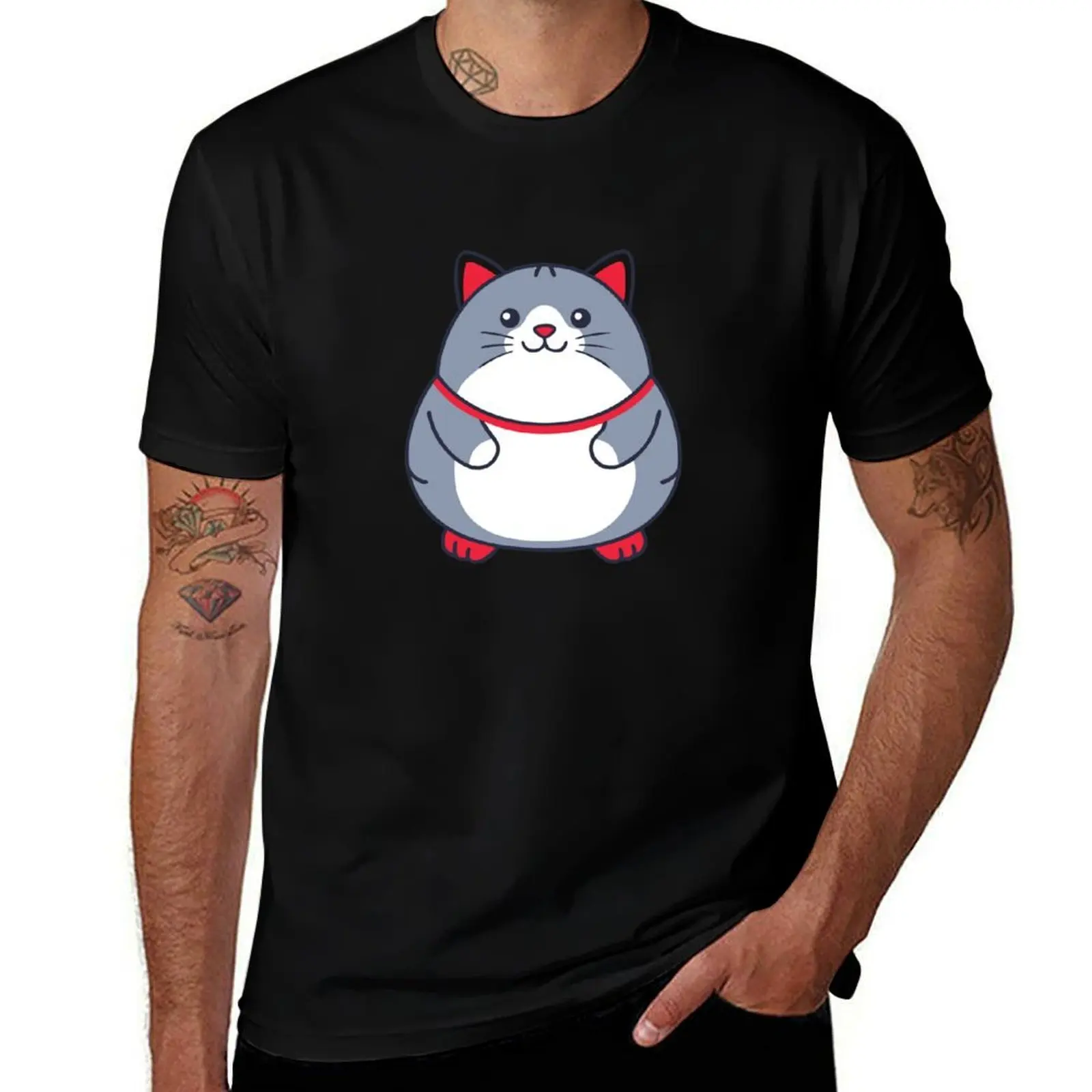 

Cute cat T-Shirt valentines boutique clothes luxury t-shirt football t shirt korean fashion t shirts men