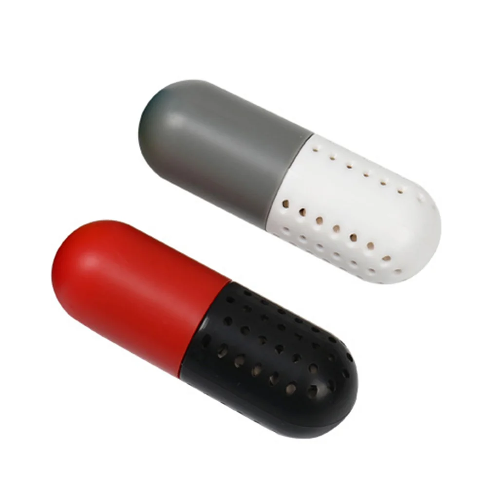 2pcs Deodorant Capsule For Shoes Absorbs Moisture Eliminates Odor Reusable Small Size Closet Drawer Dorm Supply Shoe Accessory