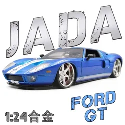 Jada 1:24 Fast And Furious Cars FORD GT Collector's Edition Simulation Metal Diecast Model Cars Kids Toys Gifts J41