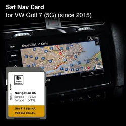 Для VW Golf 7 5 ГБ из 2015 Навигация 32 ГБ GPS Карта SD-карта AS V20