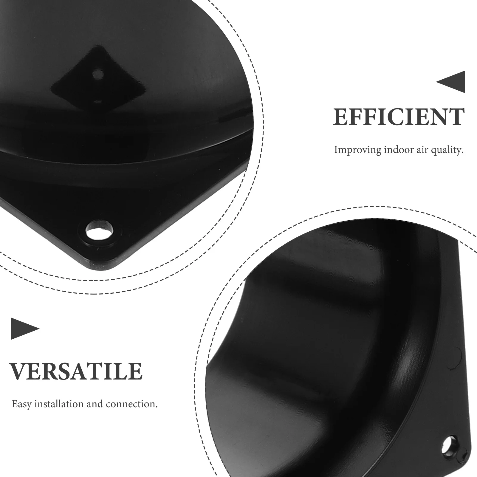 

Переходник для вытяжки с квадратным основанием и прямым фланцем для систем вентиляции, DIY-соединитель для воздуховодов