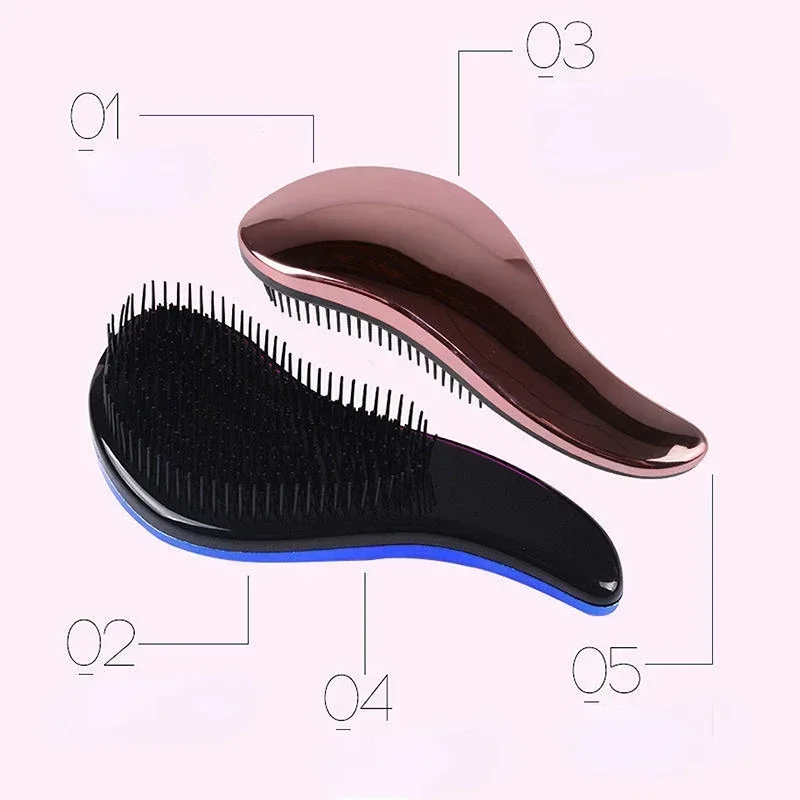 Princess Magic Comb Anti-static Massage Hair Brush Tangle Detangling Air Cushion Hairbrush Comb Salon Barber Hair Styling Tools