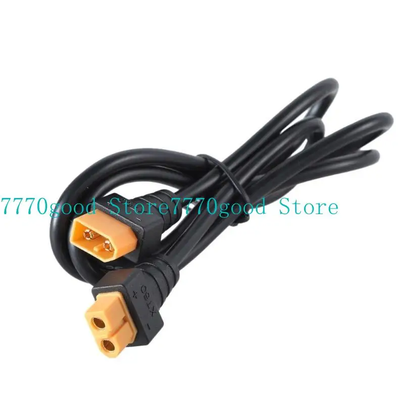 XT60 Extension Cable Male to Female Connector Cord for Solar Panel and UAV Models 18AWG Connection Wire 2m Length