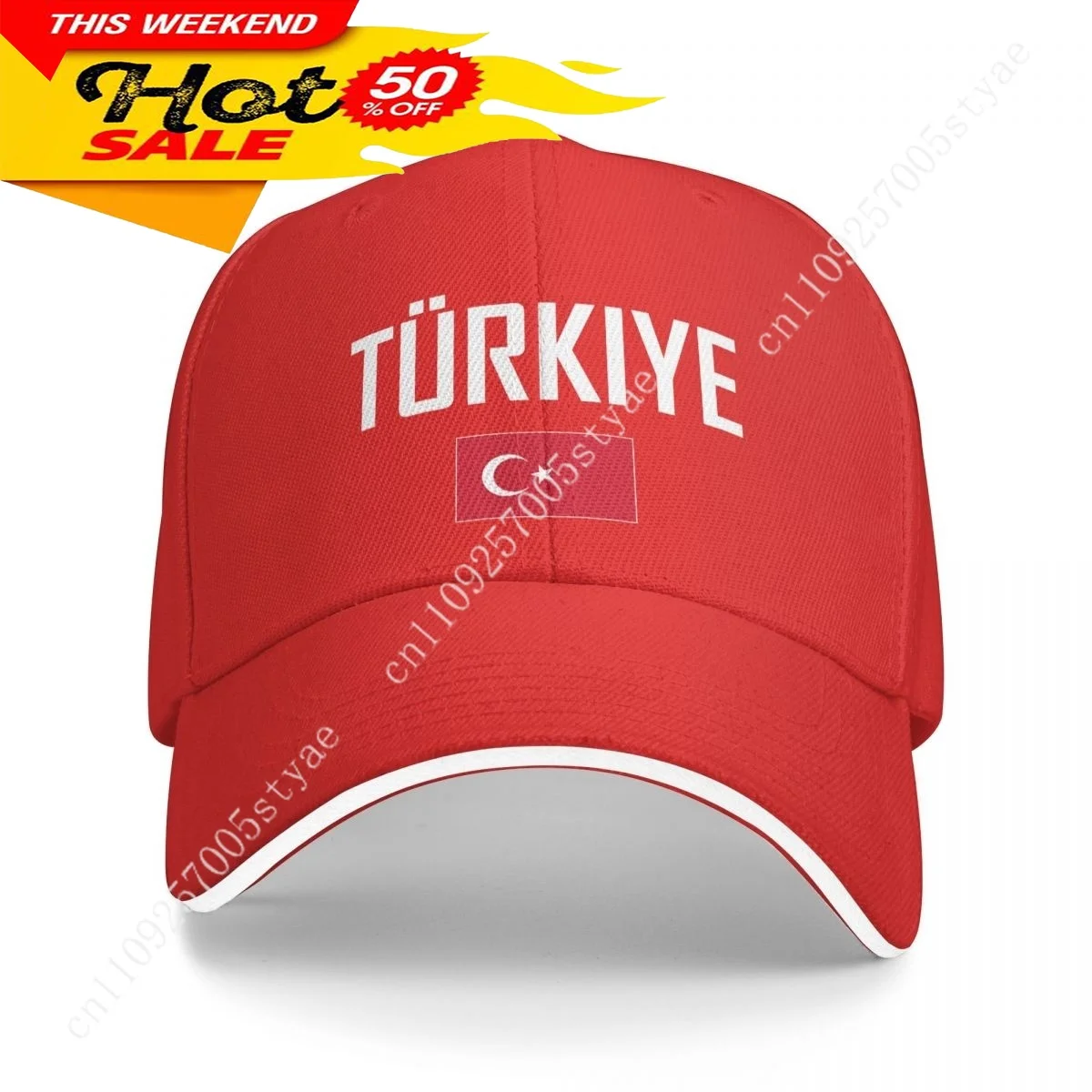 

TuRKIYE Turkey Flag Cap Man Woman Baseball Hat Fashion Sunhat Adjustable Hip Hop Hats Trucker Caps Cool Outdoor Snapback Hats