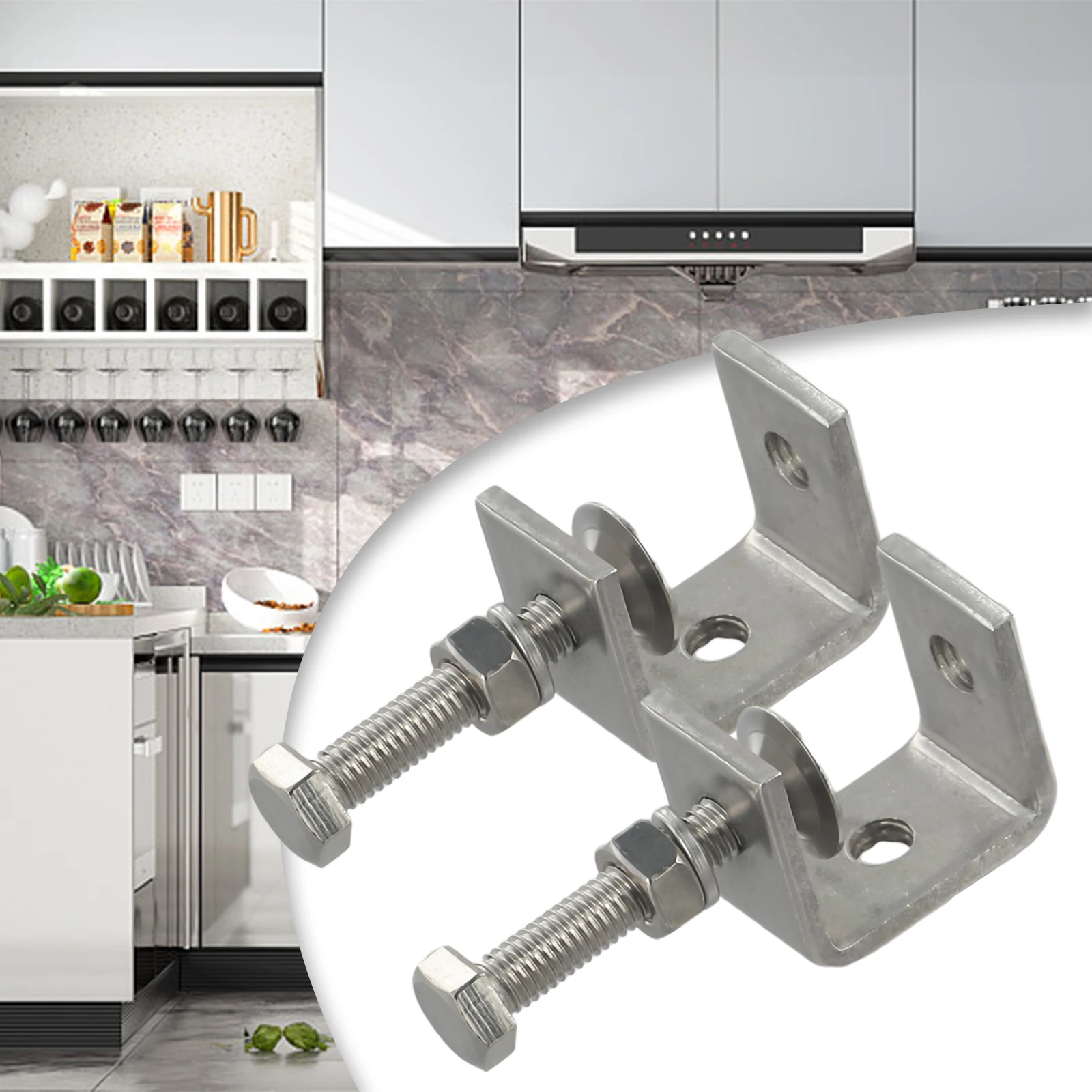 العلامة التجارية الجديدة عالية الجودة المشبك الفك الفولاذ المقاوم للصدأ لأعمال النجارة مكتب صغير المشبك تحديد أدوات نجار الحرف