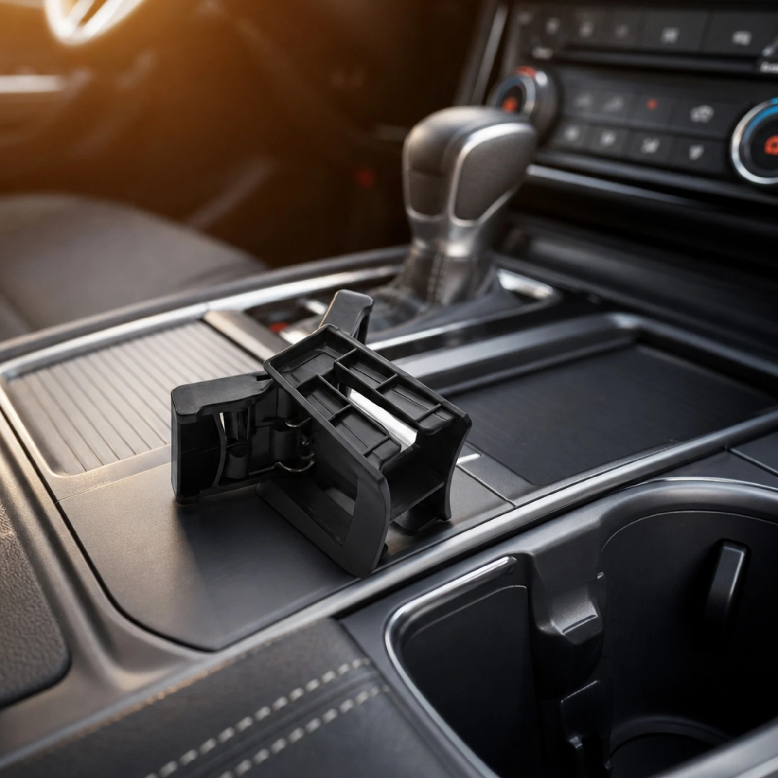 Automaker Highlander Cup Holder Insert Compact Center Console Cup Holder Divider Car Accessory Space-Saving Practical
