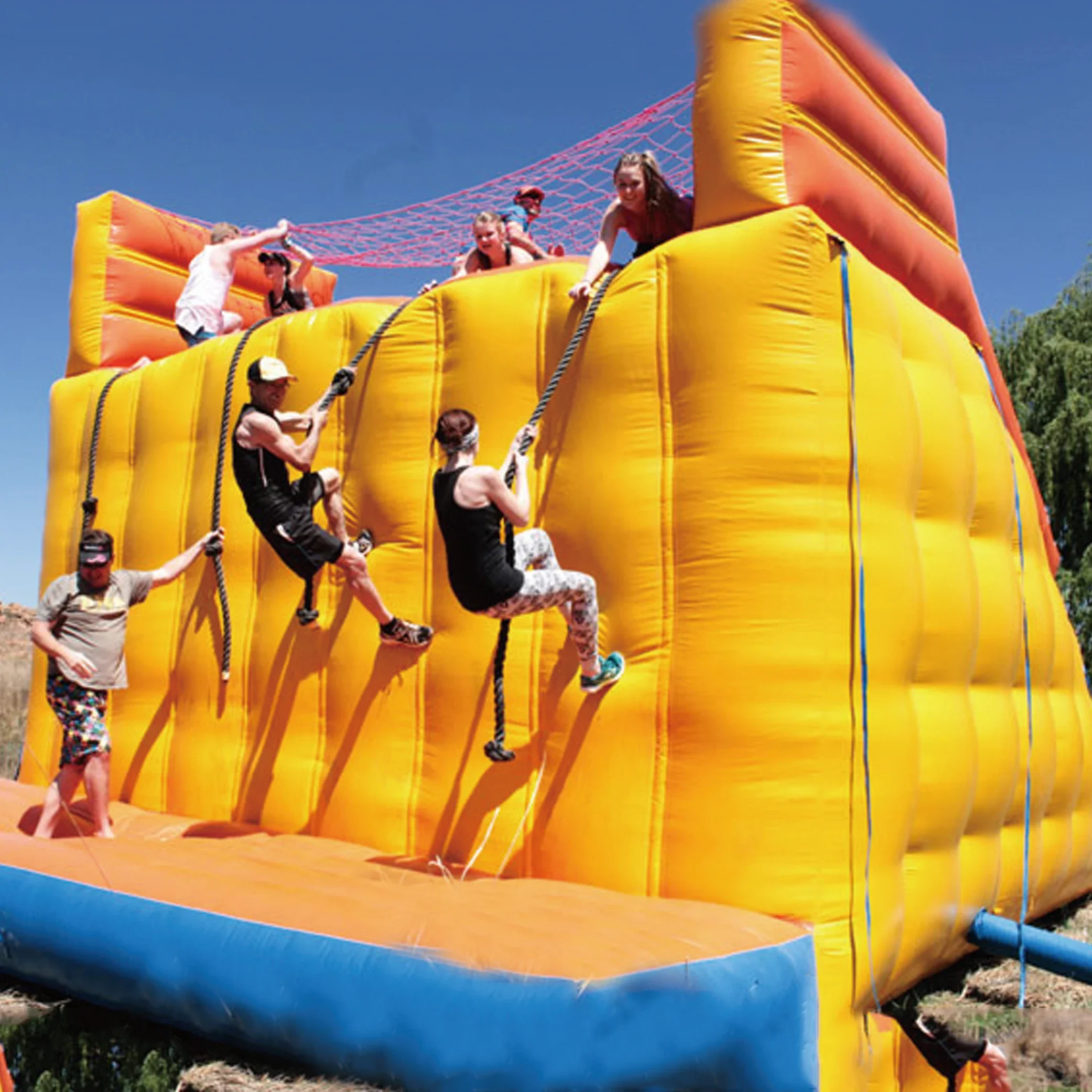 

Factory supply inflatable hot sale Rock climbing product model for advertising display