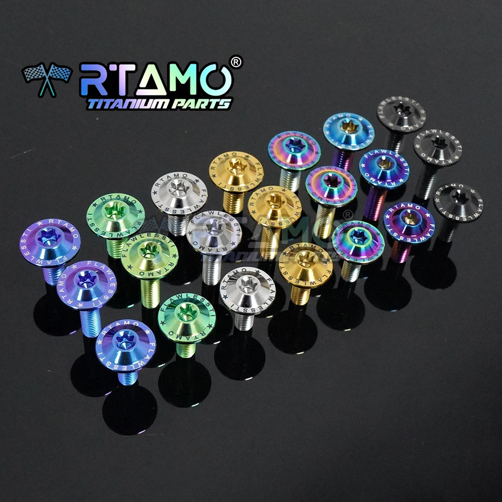 RTAMO Gr5 Titans ch rauben m5x15 m6x15 Bremsscheibe schrauben Stufens ch raube Motorrad modifikation 1 Stück – Detail 2