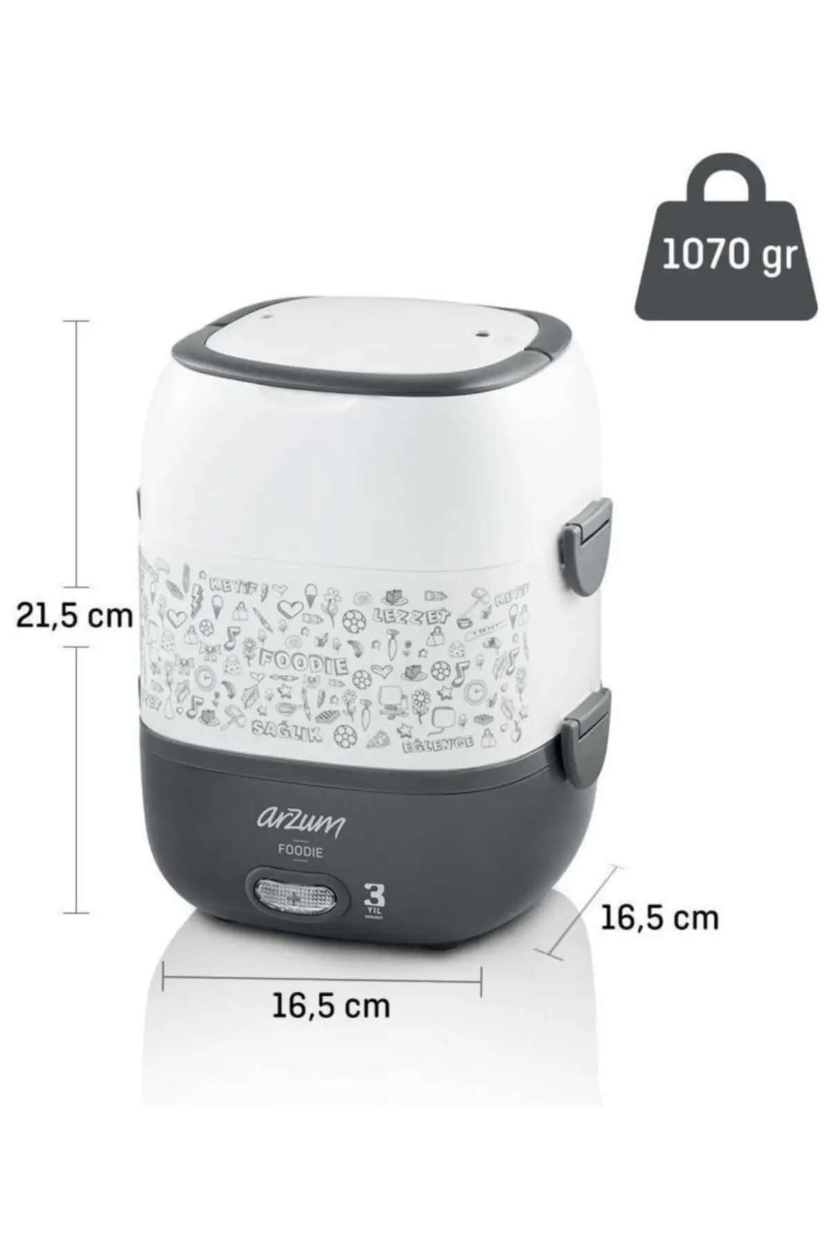 Boîte à déjeuner électrique moderne Ar1073